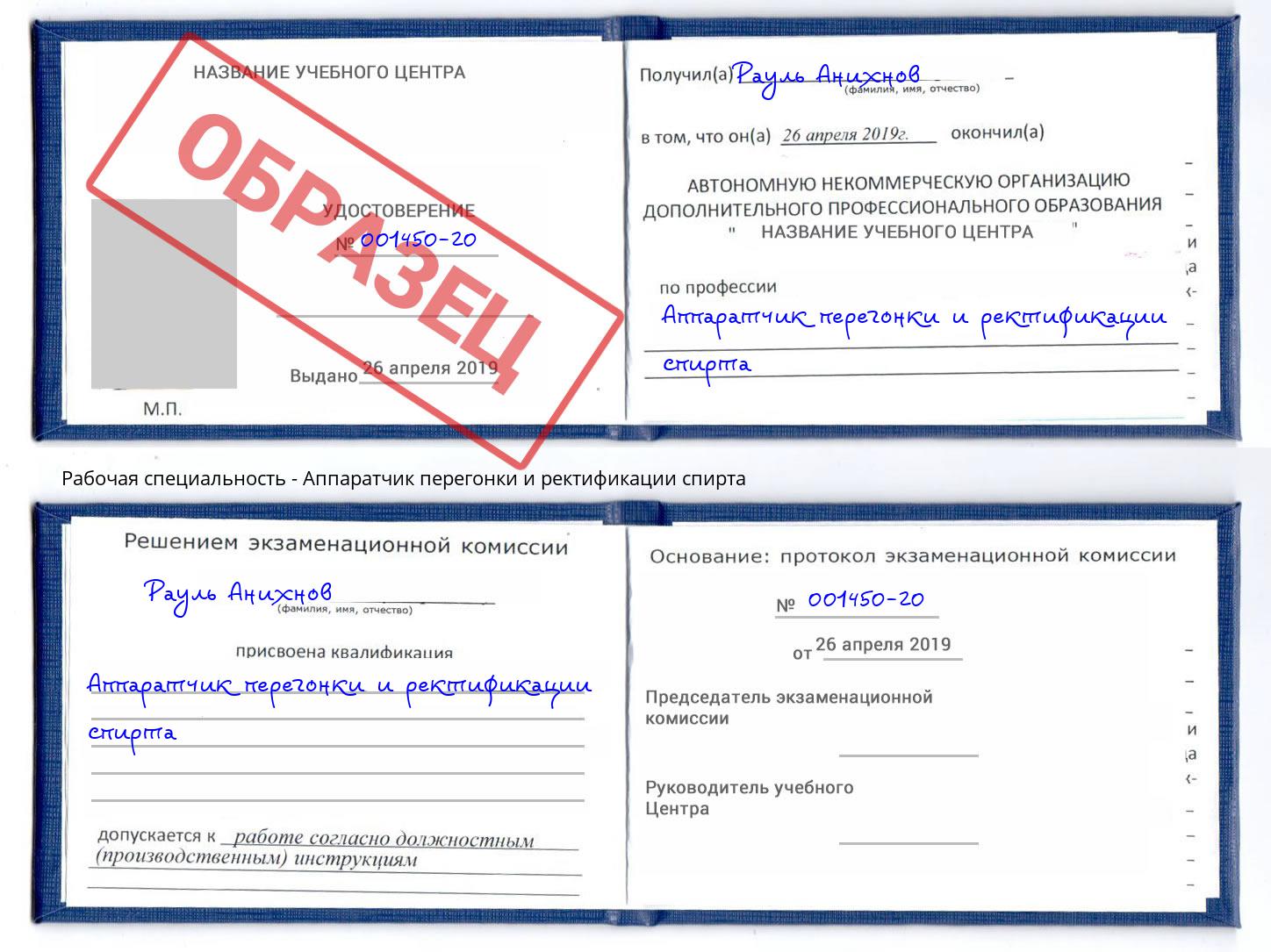 Аппаратчик перегонки и ректификации спирта Будённовск